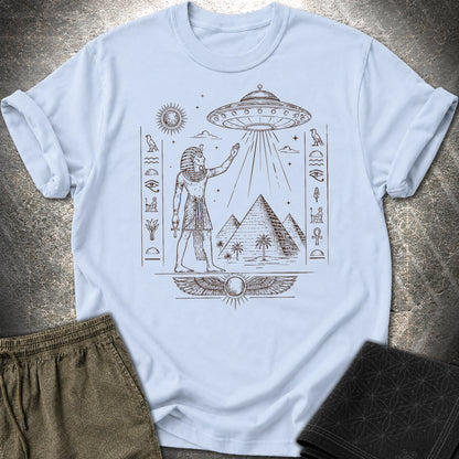 Pharaoh Beneath the Star Vessel - Pharaoh Beneath the Star Vessel T-Shirt - Light Blue