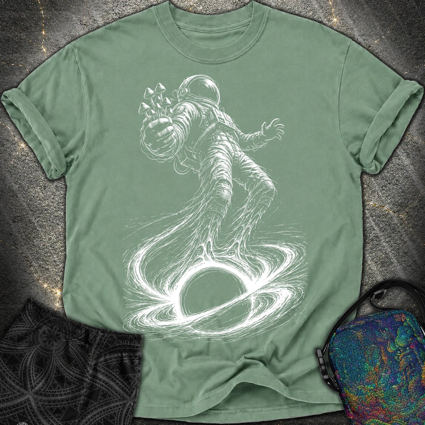Into The Void - Into The Void Comfort T-Shirt - Light Green
