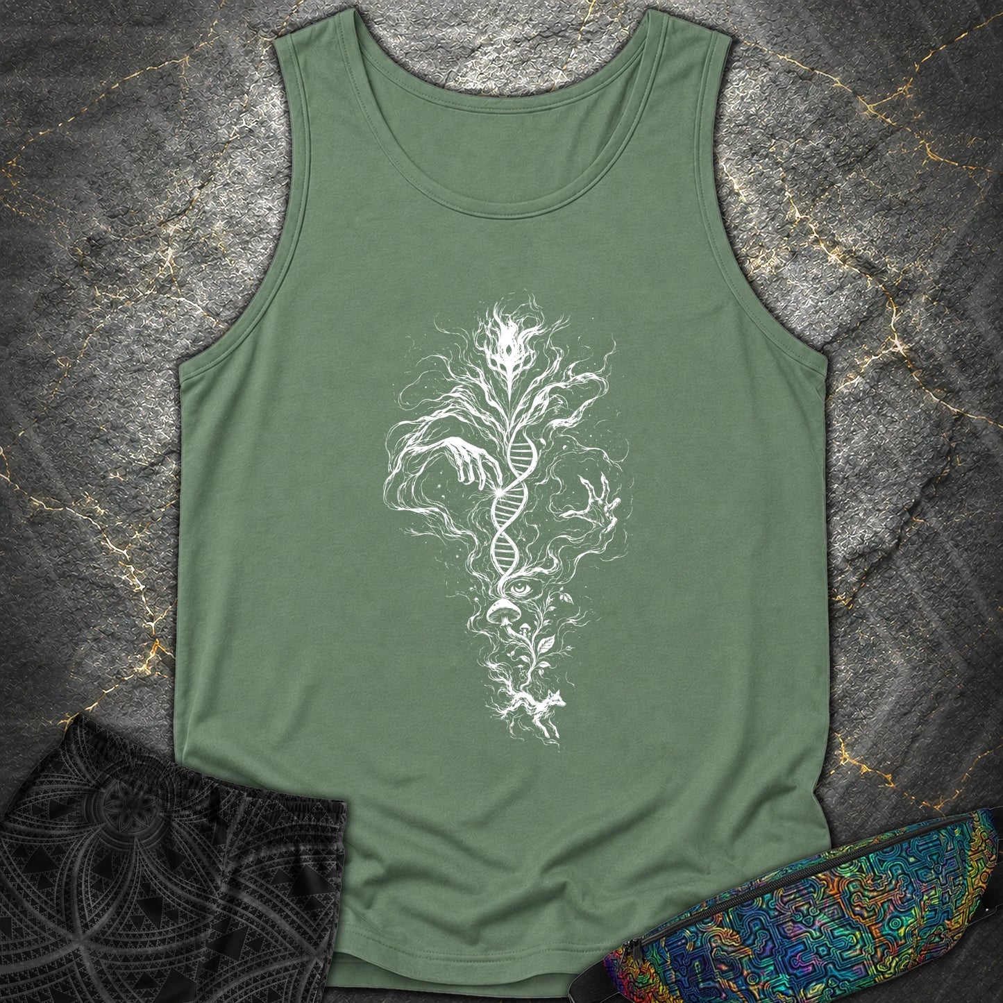 Life's Engineer - Life's Engineer Comfort Tank Top - Light Green