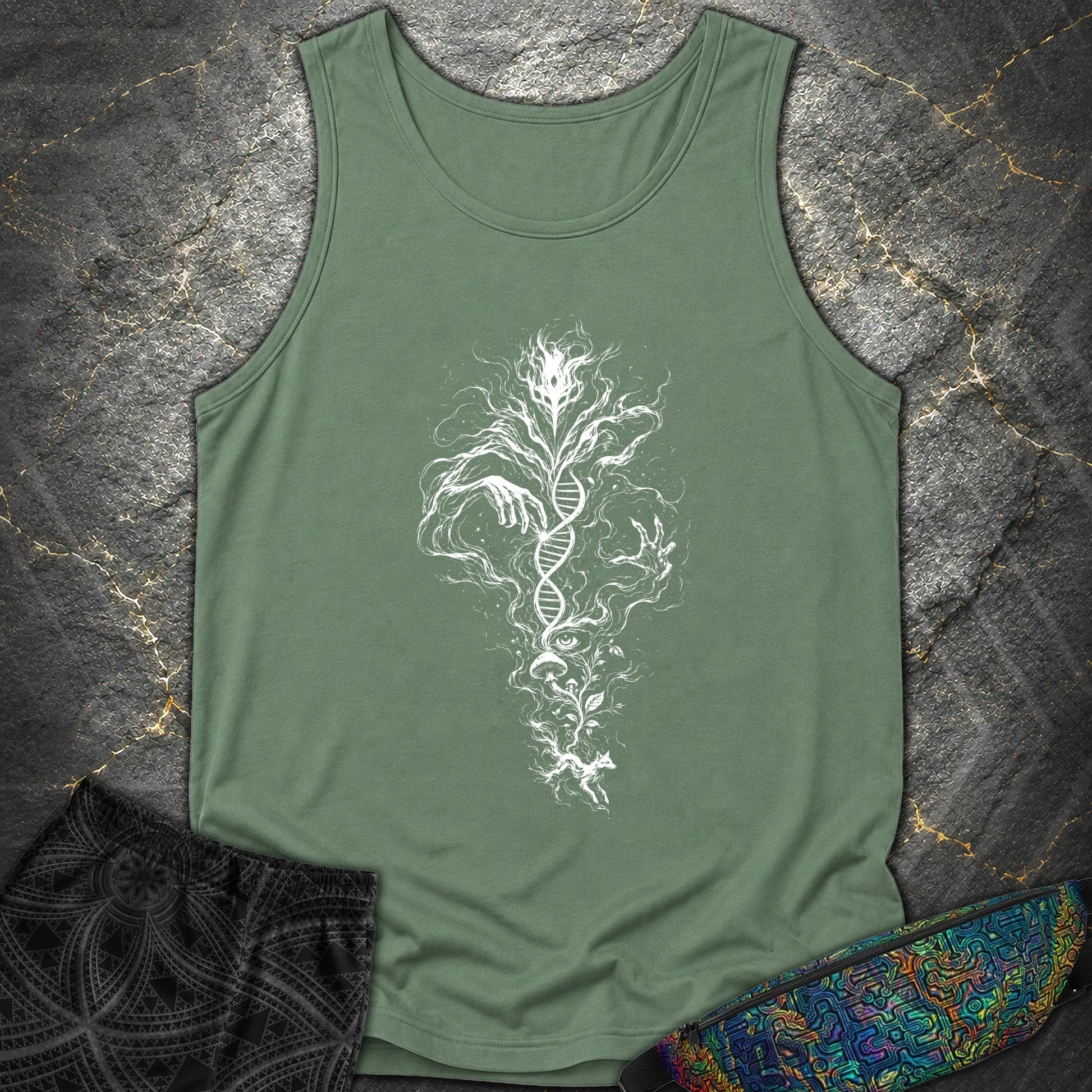 Life's Engineer - Life's Engineer Comfort Tank Top - Light Green