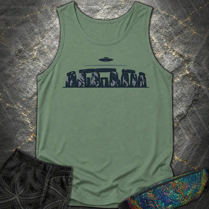Kamienny Krąg I UFO - Kamienny Krąg I UFO Comfort Tank Top - Light Green