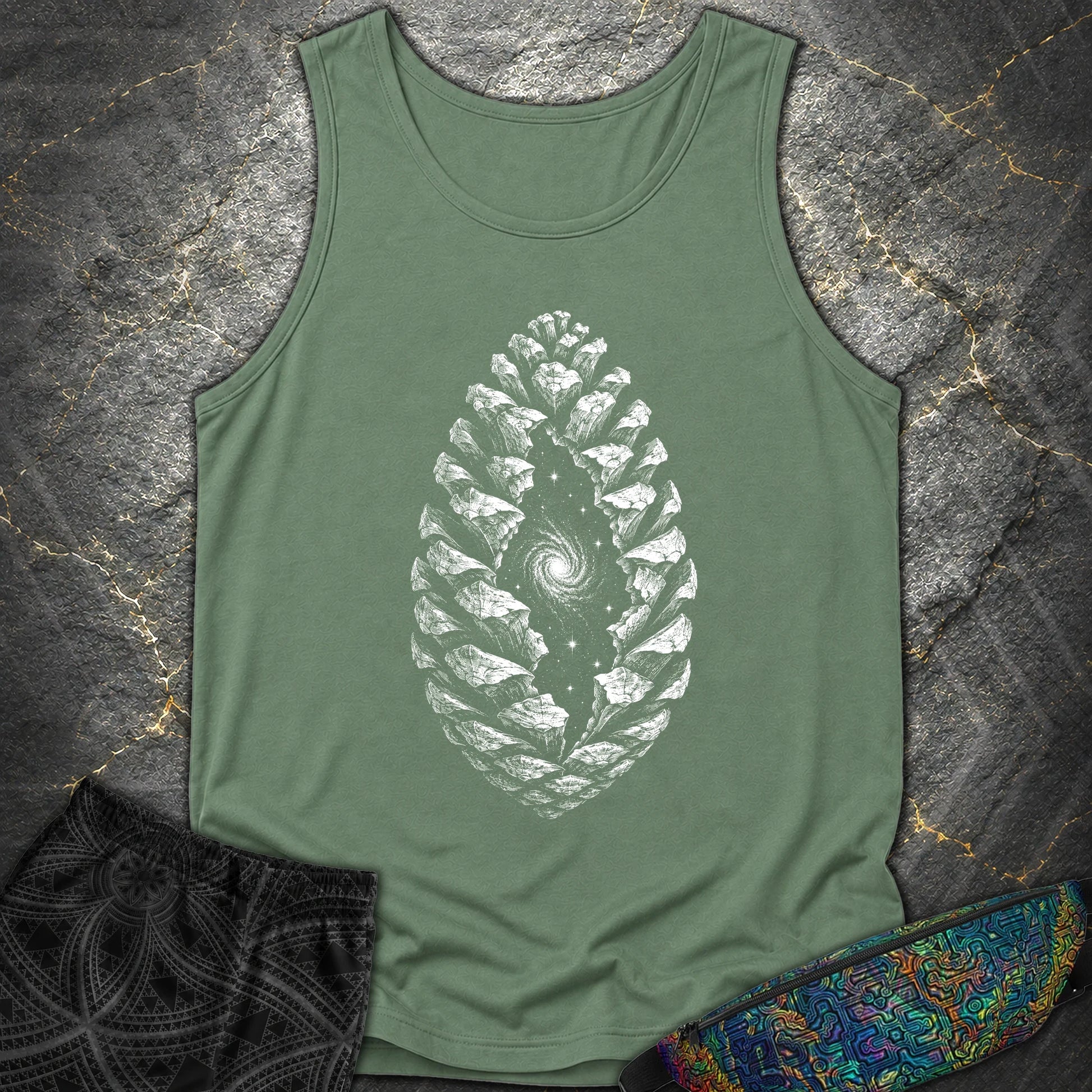 Seed of the Infinite - Seed of the Infinite Comfort Tank Top - Light Green