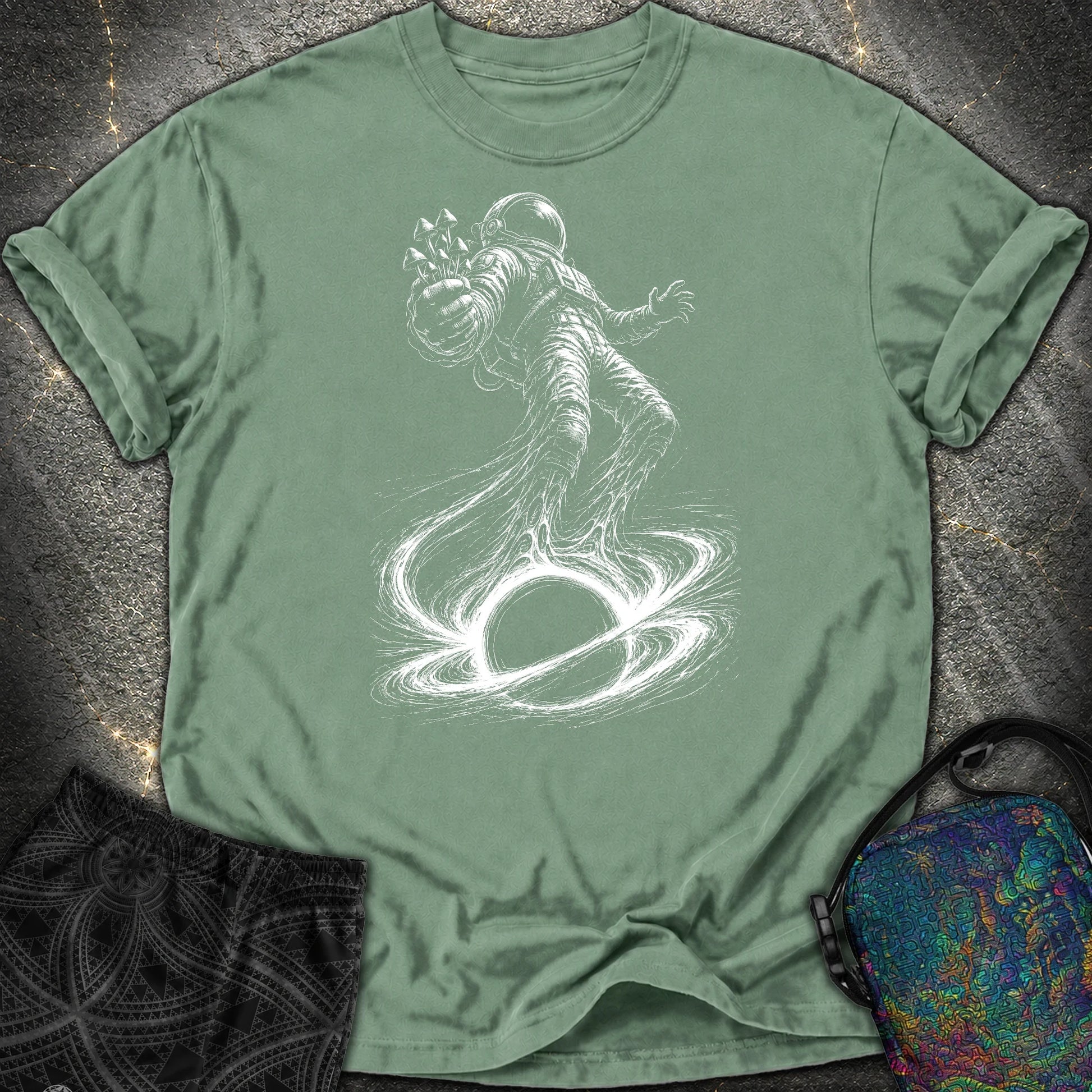 Into The Void Comfort T-Shirt - Into The Void Comfort T-Shirt - Light Green