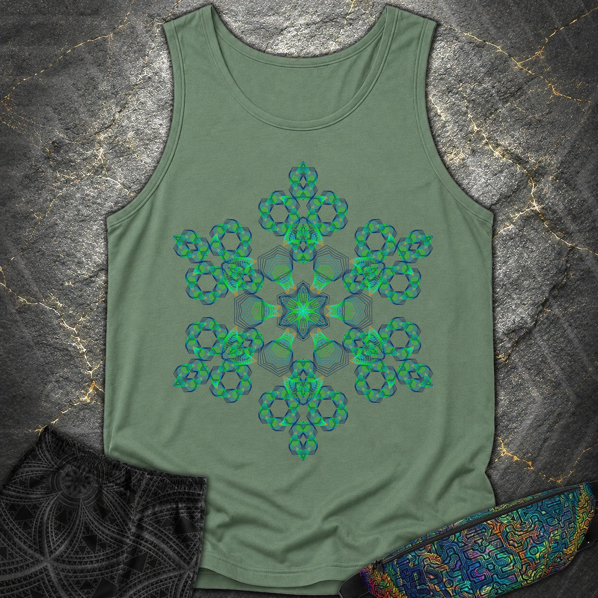 1 - 1 Comfort Tank Top - Light Green