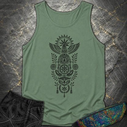 Totem Black - Totem Black Comfort Tank Top - Light Green