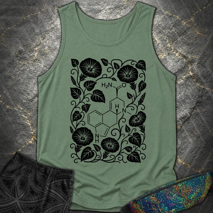 Morning Glory Molecule - Morning Glory Molecule Comfort Tank Top - Light Green