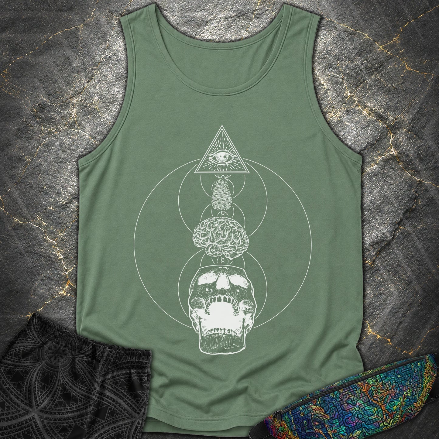 Tools Of The Trade T-Shirt - Tools Of The Trade Comfort Tank Top - Light Green