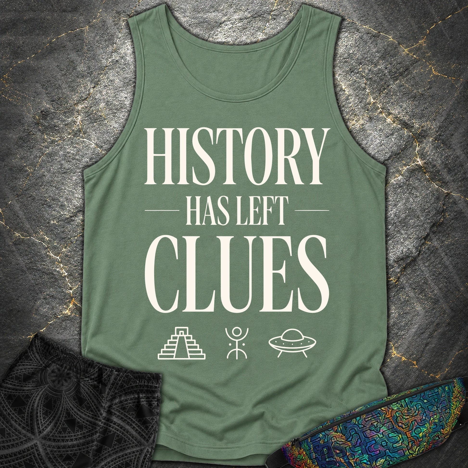 History - History Comfort Tank Top - Light Green