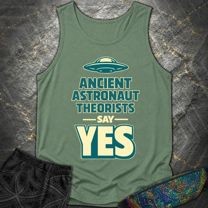 Ancient Teaorist Blue - Ancient Teaorist Blue Comfort Tank Top - Light Green