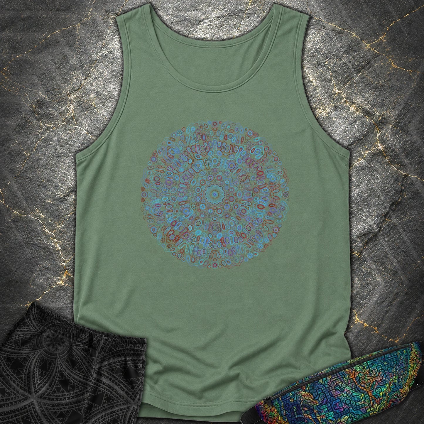 Resonance - Resonance Comfort Tank Top - Light Green