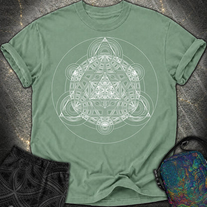 Sacred Mosaic T-Shirt - Sacred Mosaic Comfort T-Shirt - Light Green