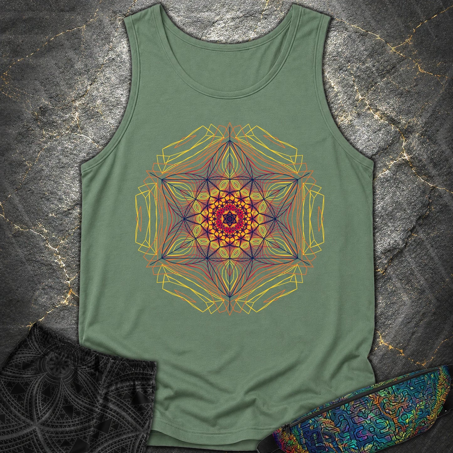 Solar Nexus - Solar Nexus Comfort Tank Top - Light Green