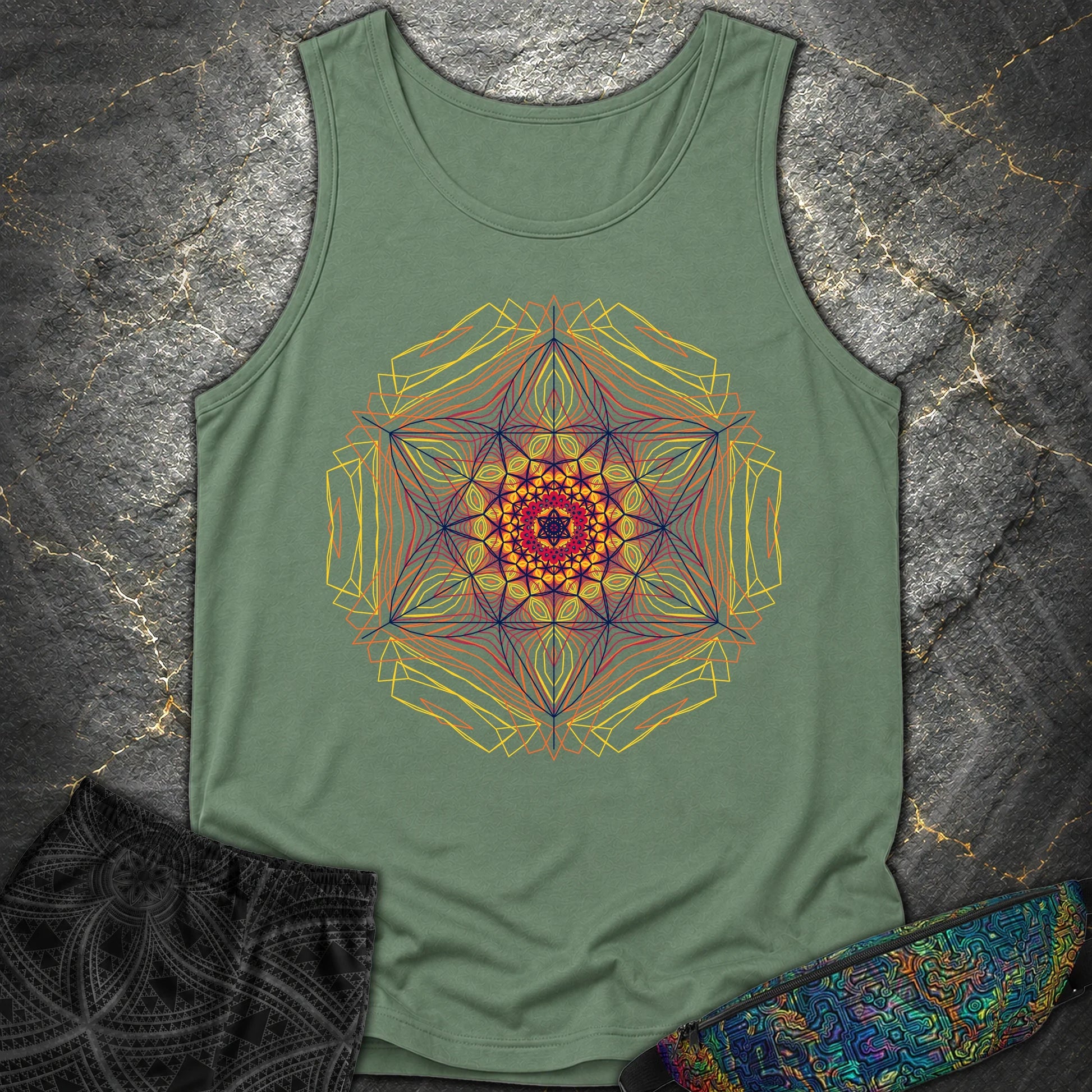 Solar Nexus - Solar Nexus Comfort Tank Top - Light Green