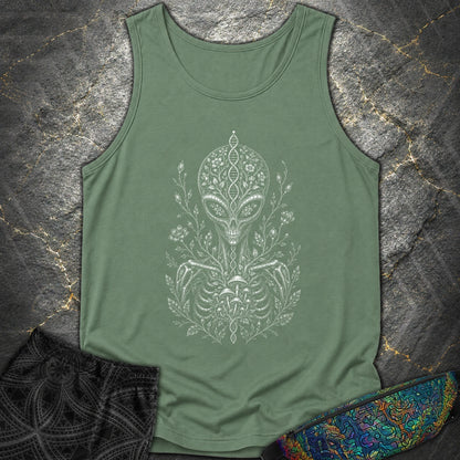 Intraterrestial - Intraterrestial Comfort Tank Top - Light Green