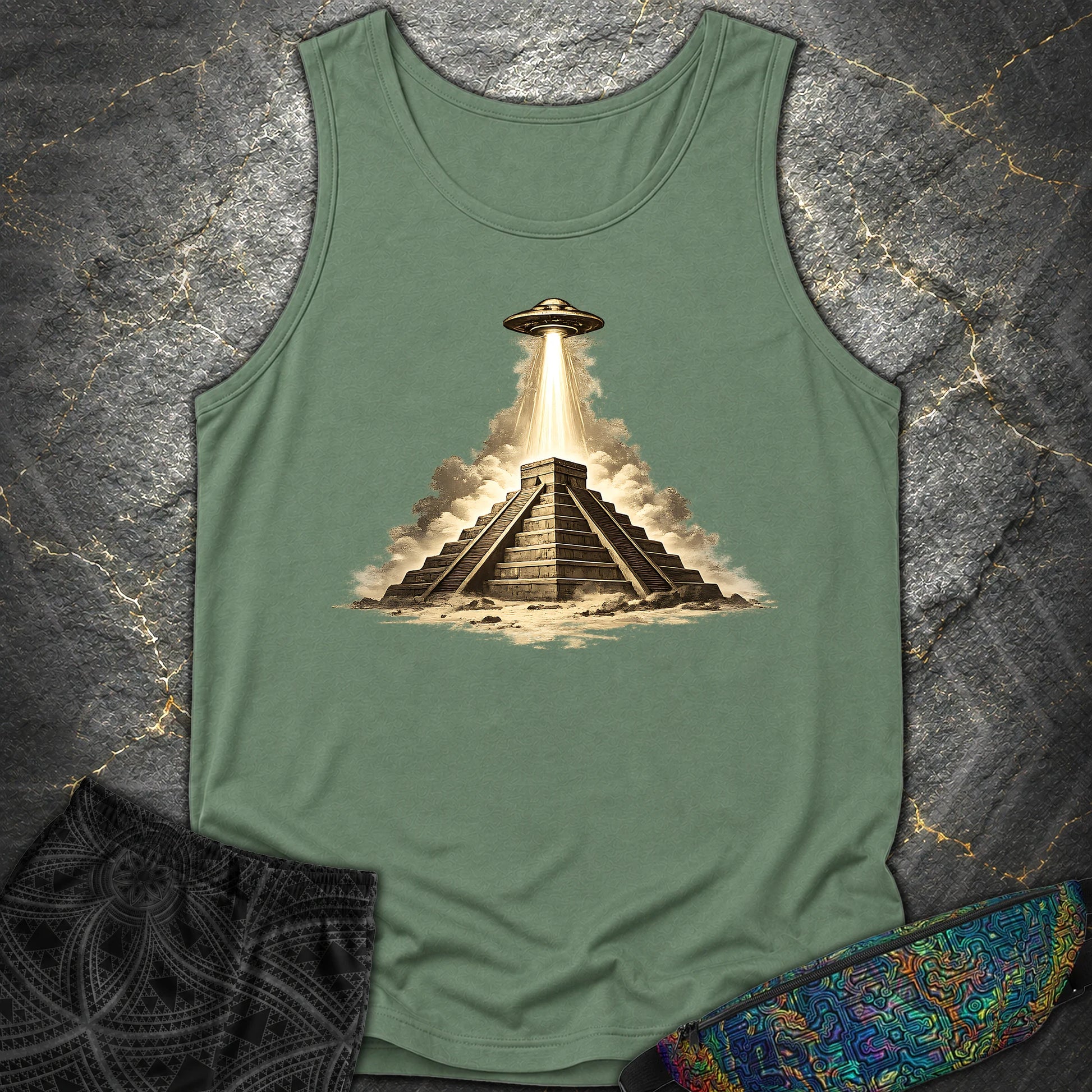 Piramida Majów - Piramida Majów Comfort Tank Top - Light Green