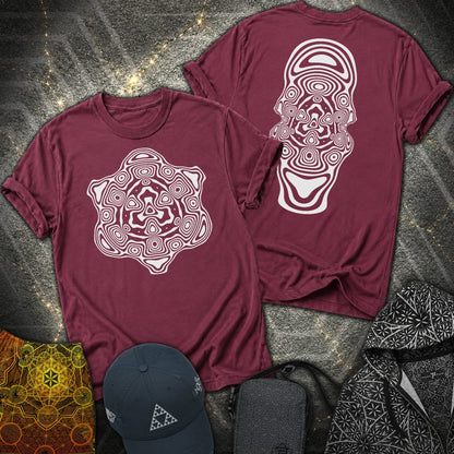 Mind Blown 2 Sided T-Shirt - Mind Blown 2 Sided T-Shirt - Maroon