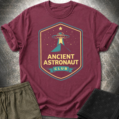 Ancient Astronaut Club - Ancient Astronaut Club T-Shirt - Maroon