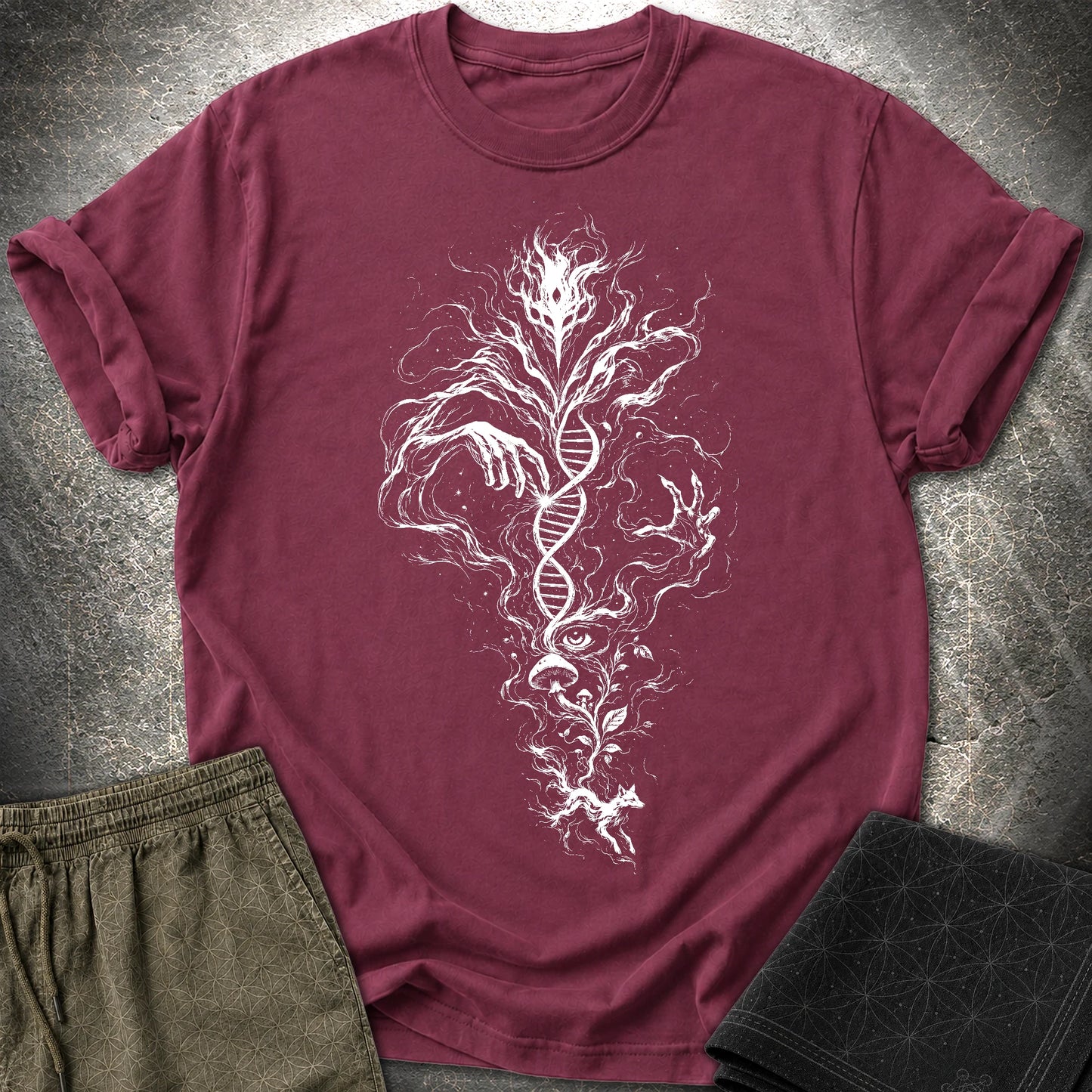 Life's Engineer - Life's Engineer T-Shirt - Maroon