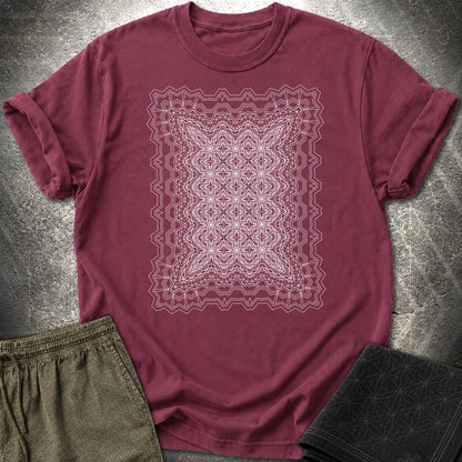 Infinite Geometric Lattice - Infinite Geometric Lattice T-Shirt - Maroon