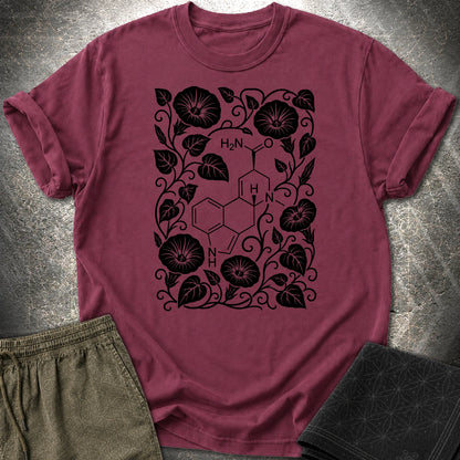 Morning Glory Molecule - Morning Glory Molecule T-Shirt - Maroon