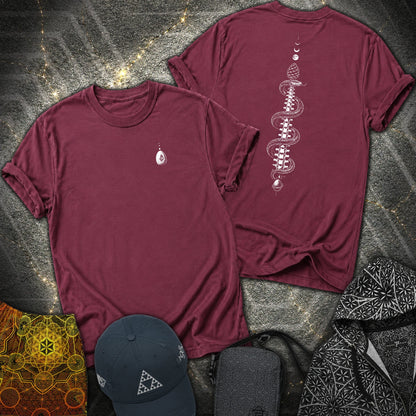 Sacred Coil - Sacred Coil 2 Sided T-Shirt - Maroon