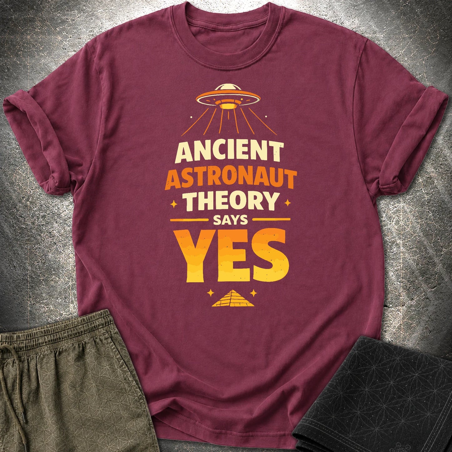 Ancient Theory - Ancient Theory T-Shirt - Maroon
