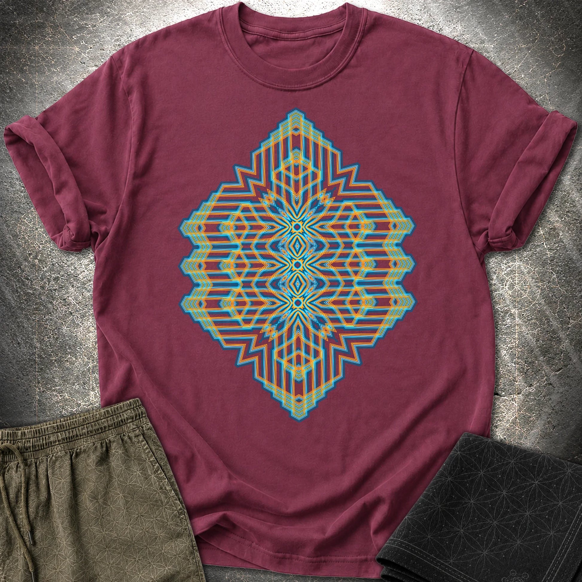 Triune Signal Temple - Triune Signal Temple T-Shirt - Maroon