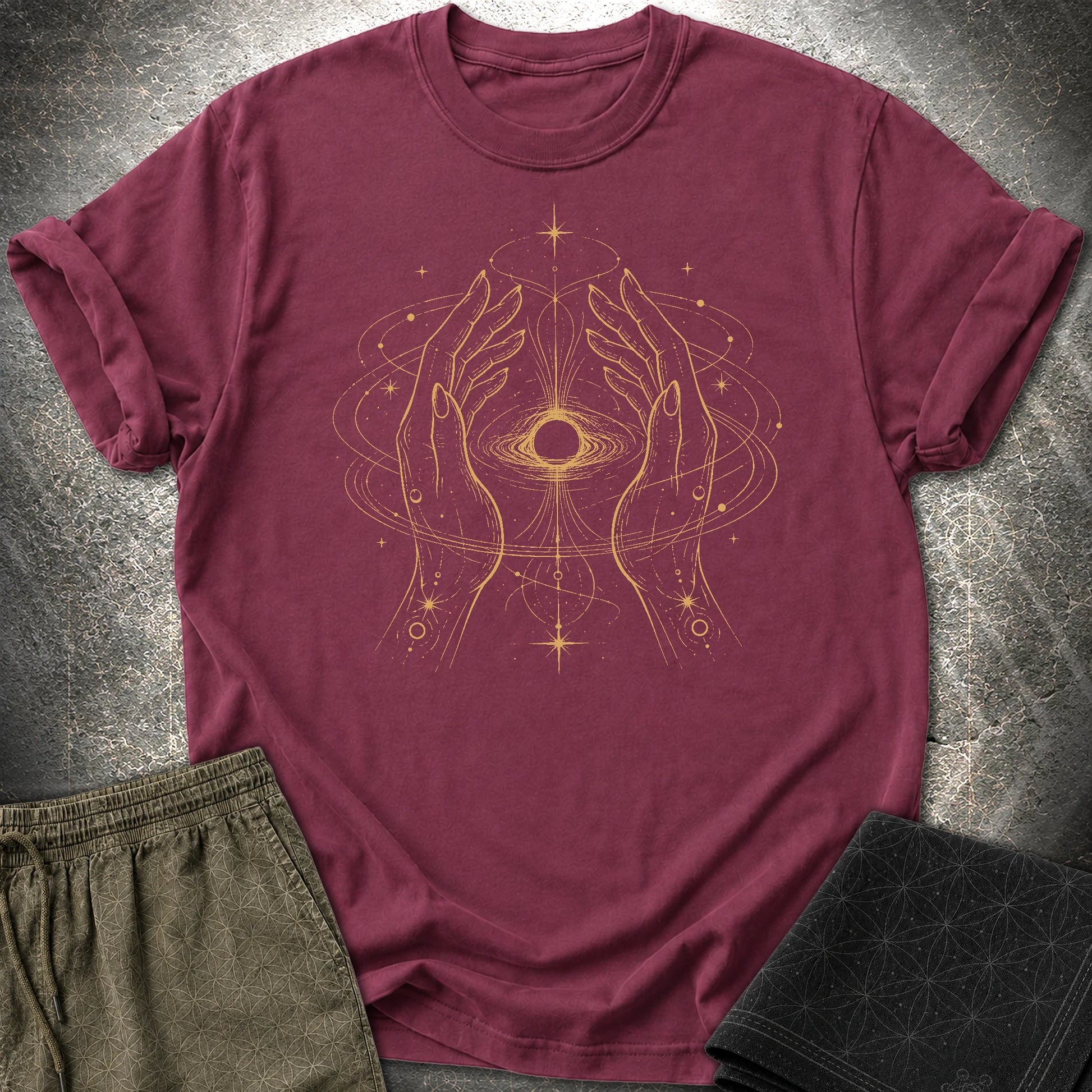 Illusion Of Control T-Shirt - Illusion Of Control T-Shirt - Maroon