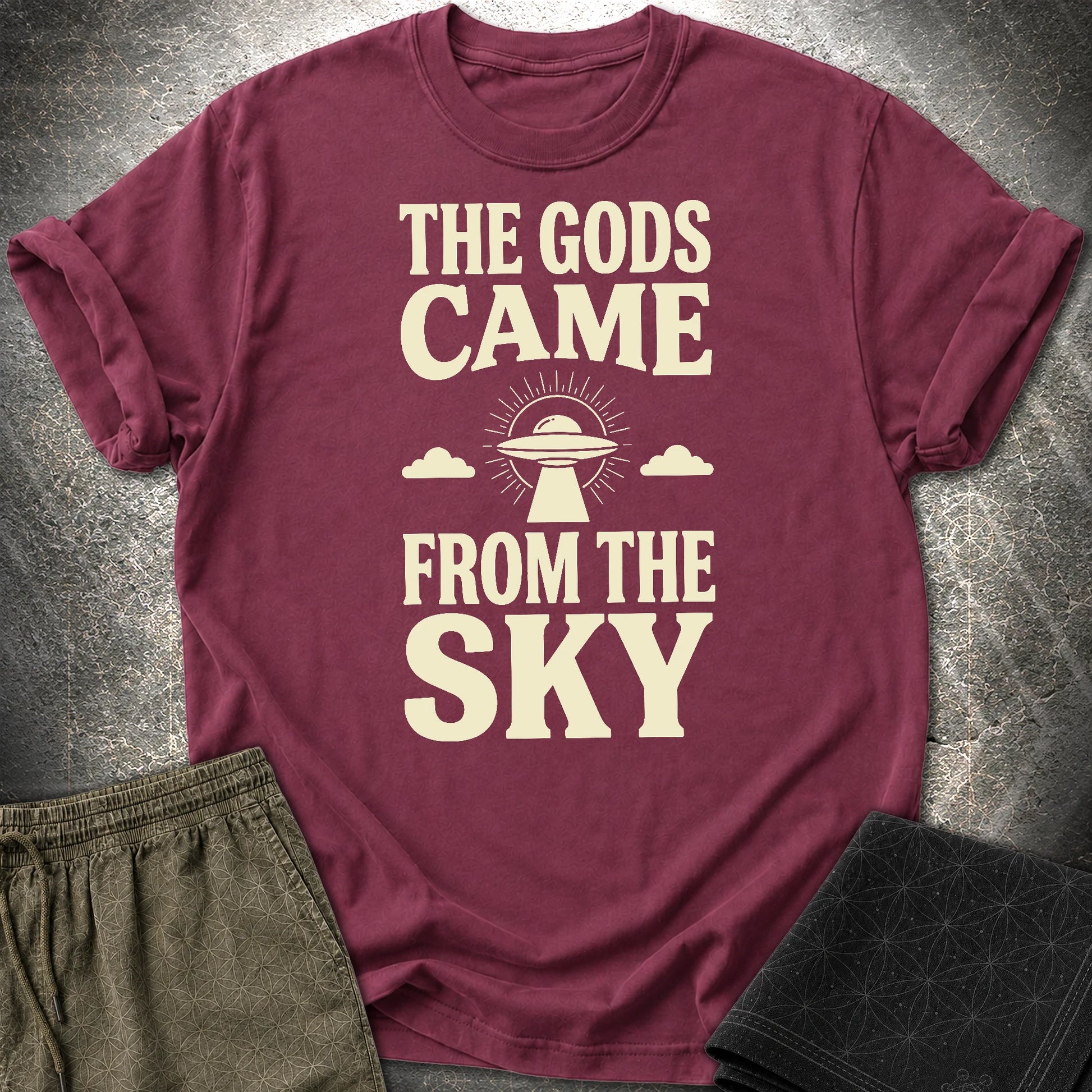 The Gods Come - The Gods Come T-Shirt - Maroon