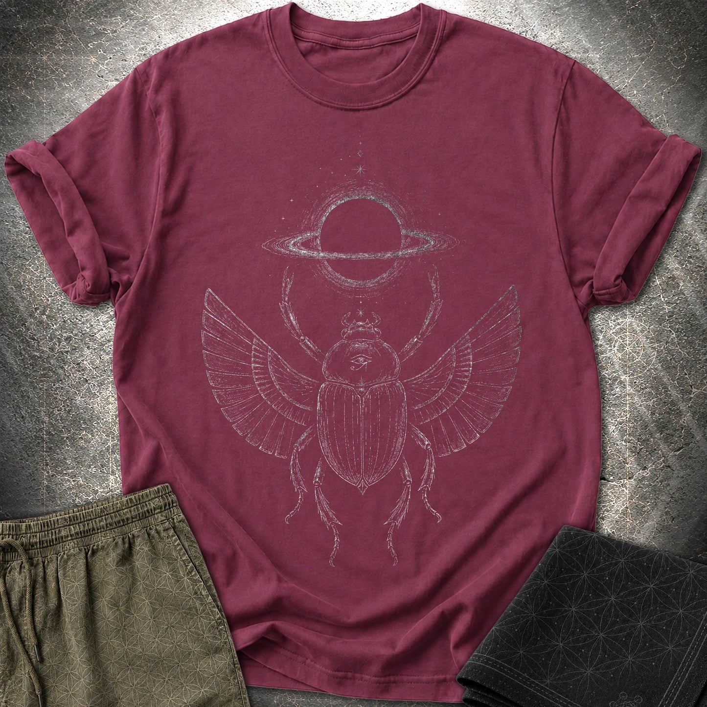 Void Scarab - Void Scarab T-Shirt - Maroon