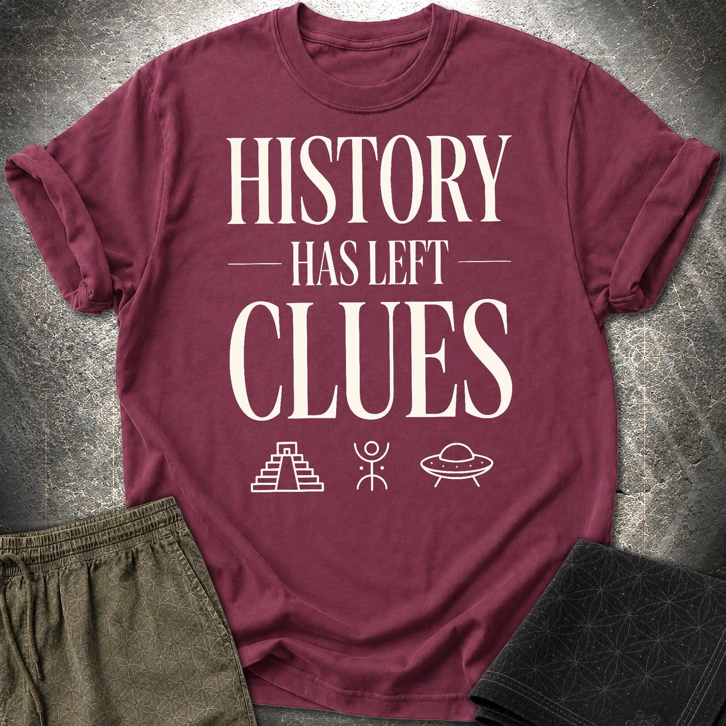 History - History T-Shirt - Maroon