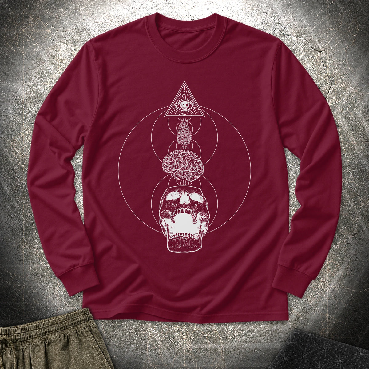 Tools Of The Trade - Tools Of The Trade Long Sleeve Shirt - Maroon