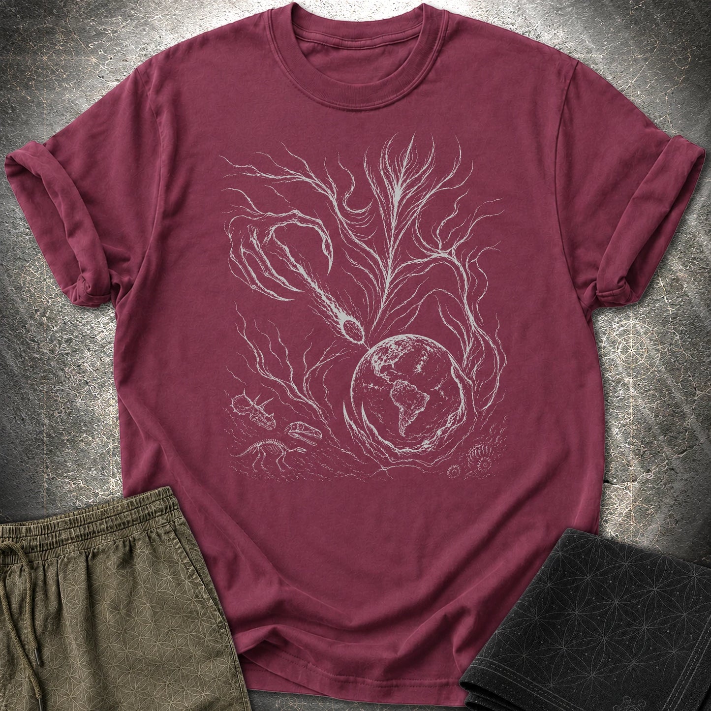 New Beginning T-Shirt - New Beginning T-Shirt - Maroon