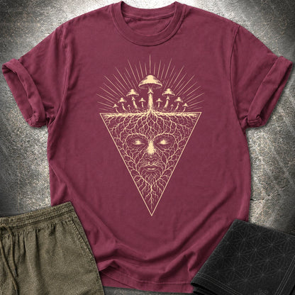 Mycelium Consciousness - Mycelium Consciousness T-Shirt - Maroon