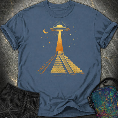 Piramida Majów I UFO - Piramida Majów I UFO Comfort T-Shirt - Midnight
