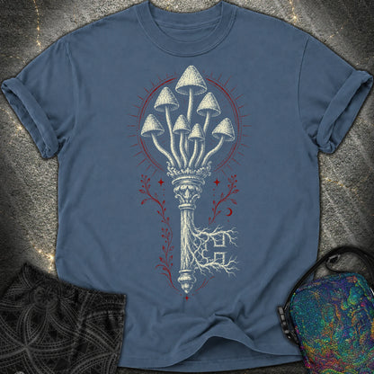 The Mushroom Key - The Mushroom Key Comfort T-Shirt - Midnight