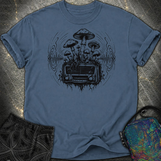 Mushroom Radio - Mushroom Radio Comfort T-Shirt - Midnight