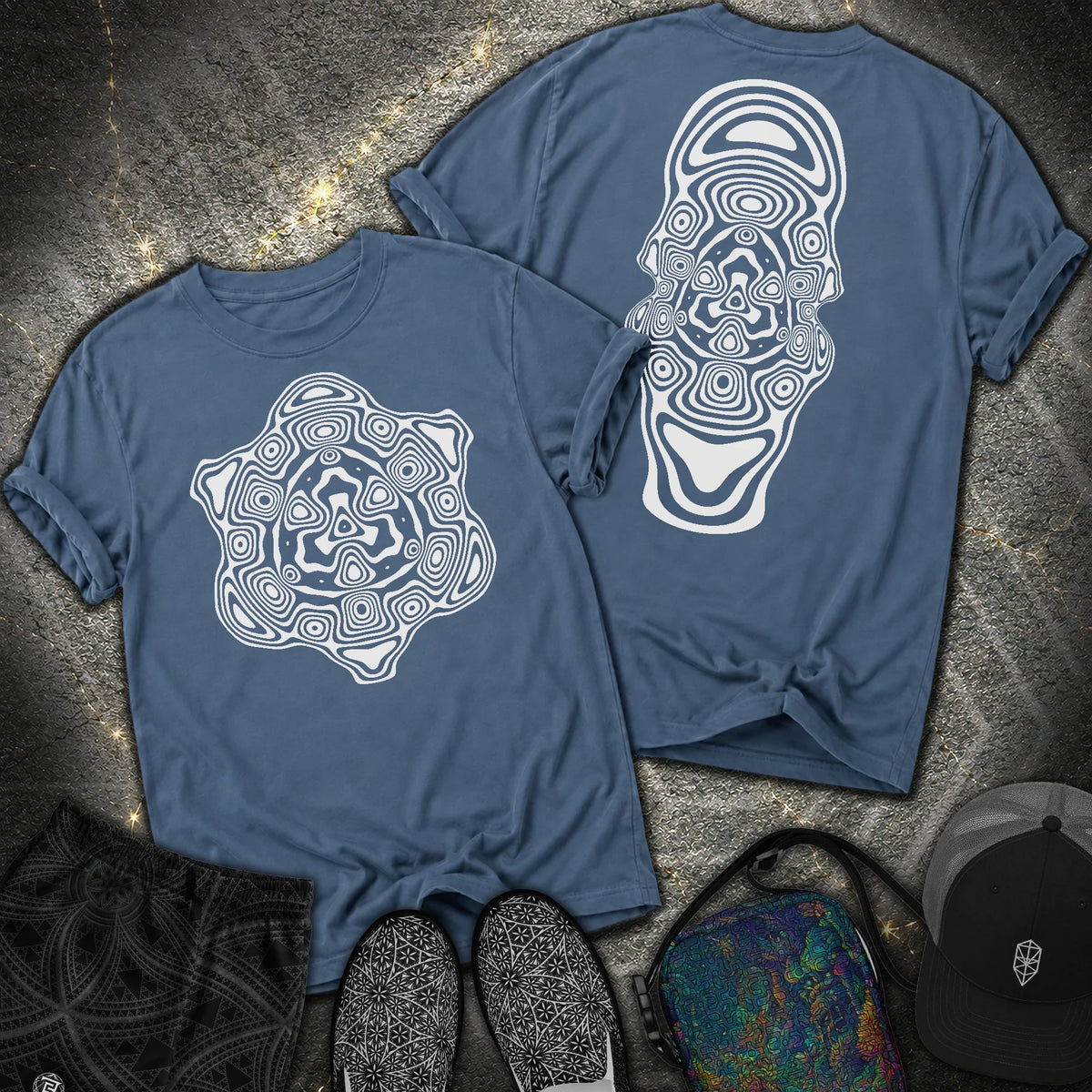 Mind Blown 2 Sided Comfort T-Shirt - Mind Blown 2 Sided Comfort T-Shirt - Midnight