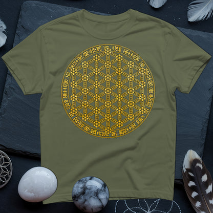 Flower Of Life Foo Lion T-Shirt