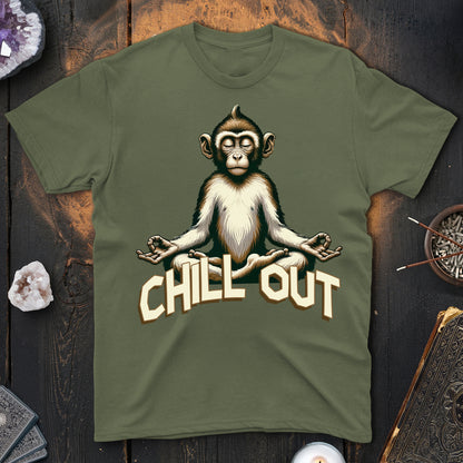 Chill Out Meditating Monkey T-Shirt