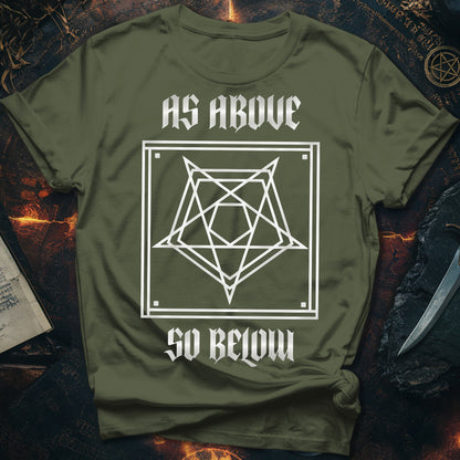As Above So Below Star Unisex T-Shirt