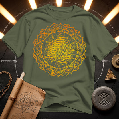 Tetrahedron Mandala T-Shirt