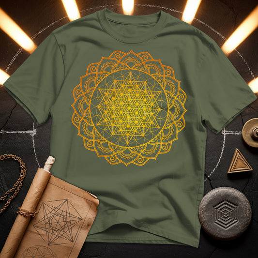 Tetrahedron Mandala T-Shirt
