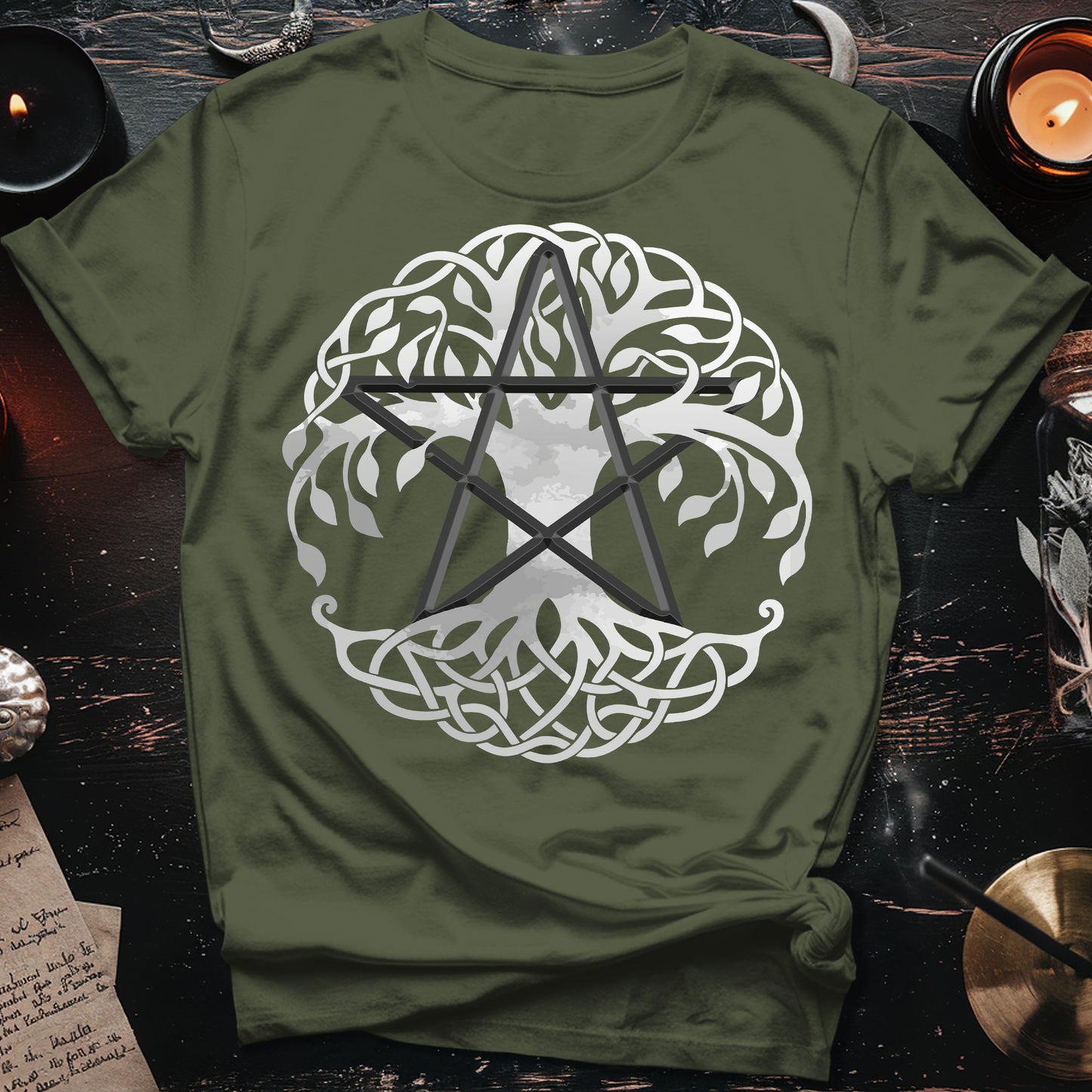 Pagan Celtic Tree Wicca T-Shirt