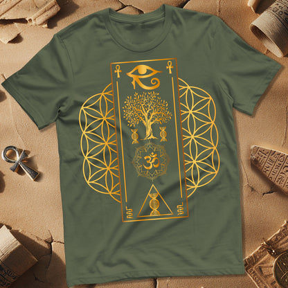 Flower Of Life Horus Egypt T-Shirt