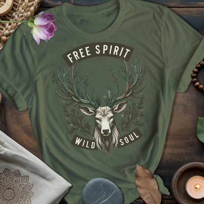Free Spirit Wild Soul Deer T-Shirt
