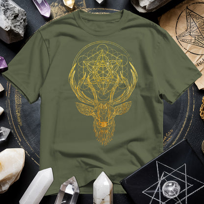 Metatron's Cube Deer T-Shirt