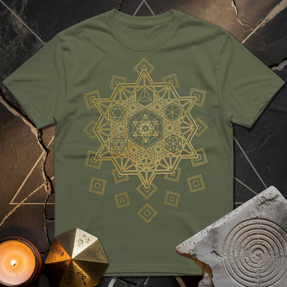 Metatron and Platonic Solids T-Shirt