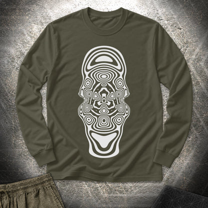 Mind Blown Long Sleeve Shirt - Mind Blown Long Sleeve Shirt - Military Green