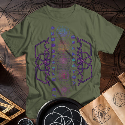 Everything Is Connected Sacred Geometry T-Shirt